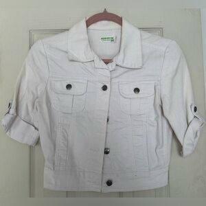 Dream out Loud Cropped Jean Jacket